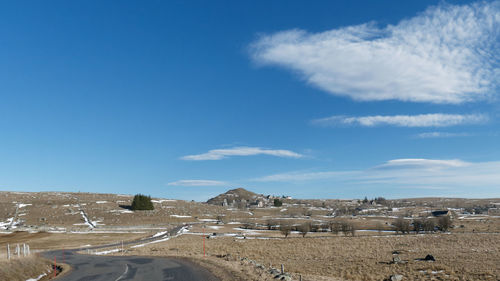 Panoramic view of landscape against sky