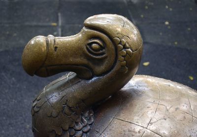 Close-up of old statue