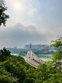 Scenic view of city against sky