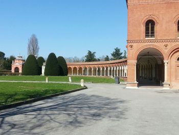 Footpath in lawn