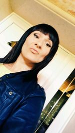 Portrait of young woman