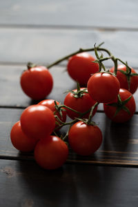 Close-up of tomatoes on table