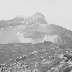 Scenic view of snowcapped mountain against sky