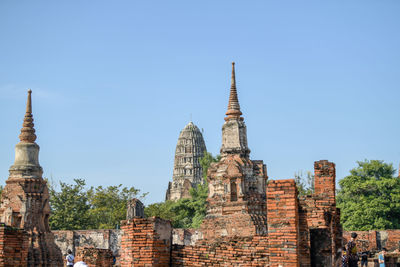 Historic building against clear sky