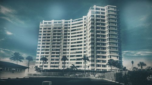 Low angle view of building against sky