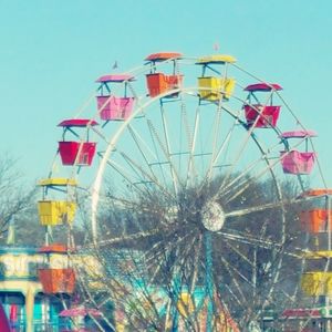 Low angle view of ferris wheel