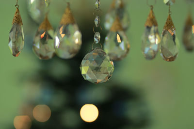 Close-up of christmas decorations
