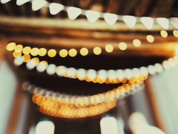 Close-up of illuminated light bulb