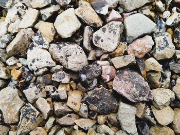 Full frame shot of stones