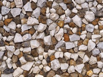 Full frame shot of stones