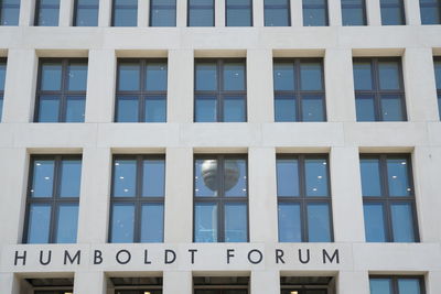 Full frame shot of glass building