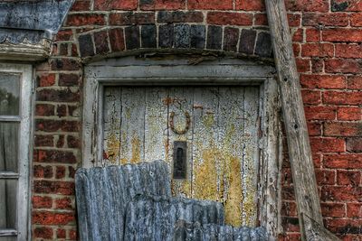 Close-up of brick wall