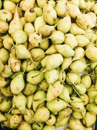 Full frame shot of vegetables for sale in market