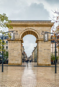 View of historic building against cloudy sky