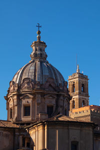 Details of chiesa santi luca e martina martiri, rome italy