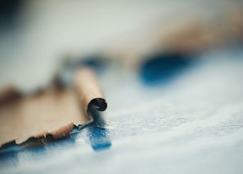 Close-up of water on beach