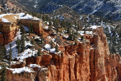 View of rock formation