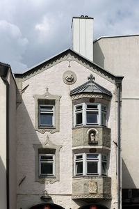 Low angle view of building against sky