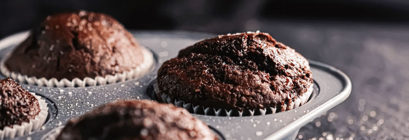 Close-up of chocolate cake