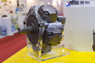 Close-up of machine part