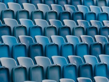 Full frame shot of empty seats