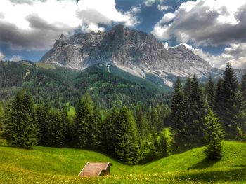 Scenic view of landscape against sky