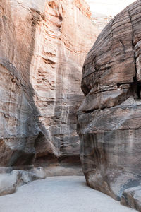 Rock formations at seaside