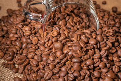 Close-up of coffee beans