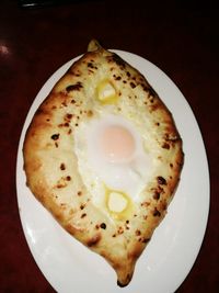 Close-up of bread in plate