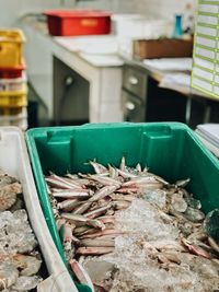 Close-up of fish for sale