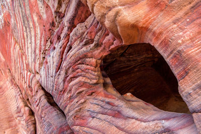 Close-up of rock formation