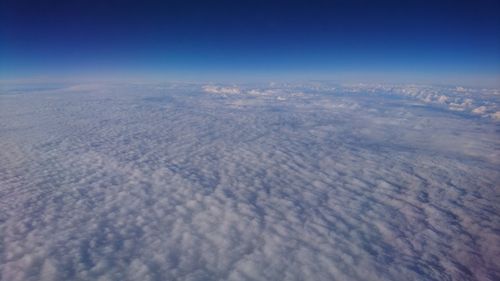 Aerial view of cloudscape against sky