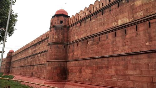 Low angle view of building against sky