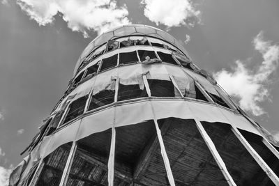 Low angle view of building against sky