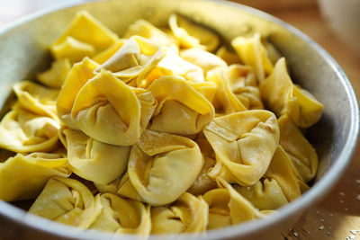 Close-up of meal served in bowl