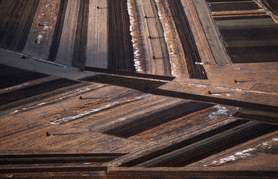Tilt image of wood