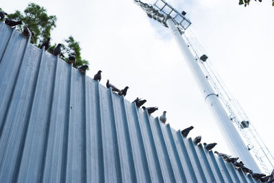 Low angle view of building against sky