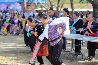 Group of people in traditional clothing