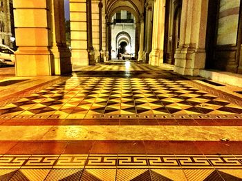 Corridor of building