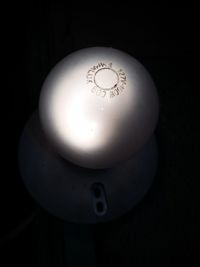 Low angle view of electric lamp