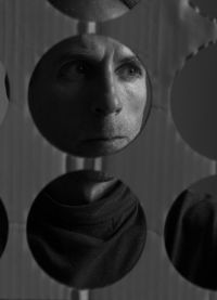 Close-up portrait of young man