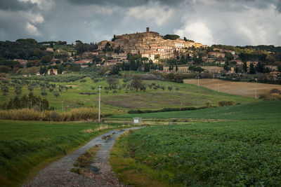 Scenic view of landscape against sky