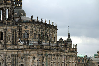 Low angle view of building against sky