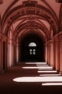 Empty corridor of building