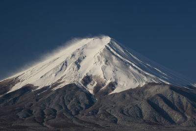 Snowcapped mountain against sky