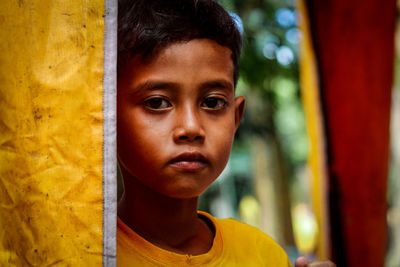 Portrait of young boy