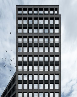 Low angle view of building against sky