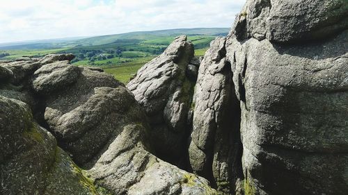 Panoramic view of landscape against sky