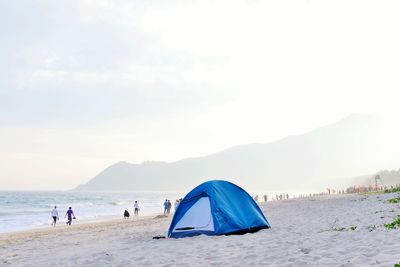 Tent on beach