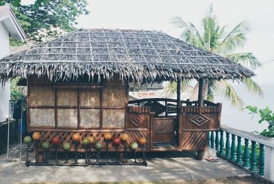 Built structure with trees in background